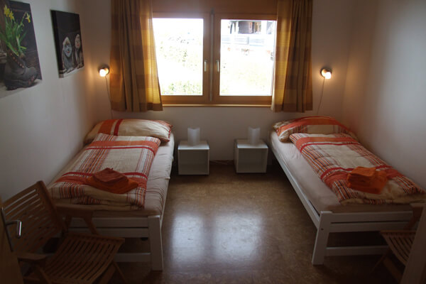 Slaapkamer midden vakantiehuis  LuxLax