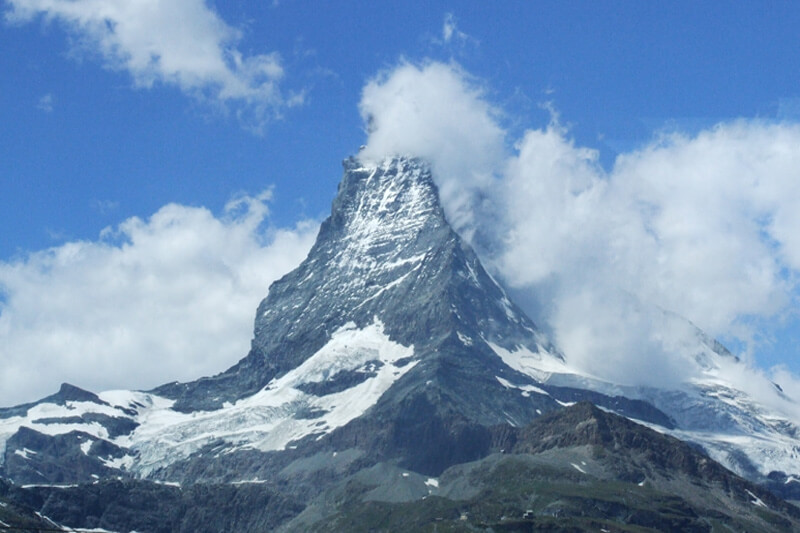 Matterhorn vanaf Aletsch Arena